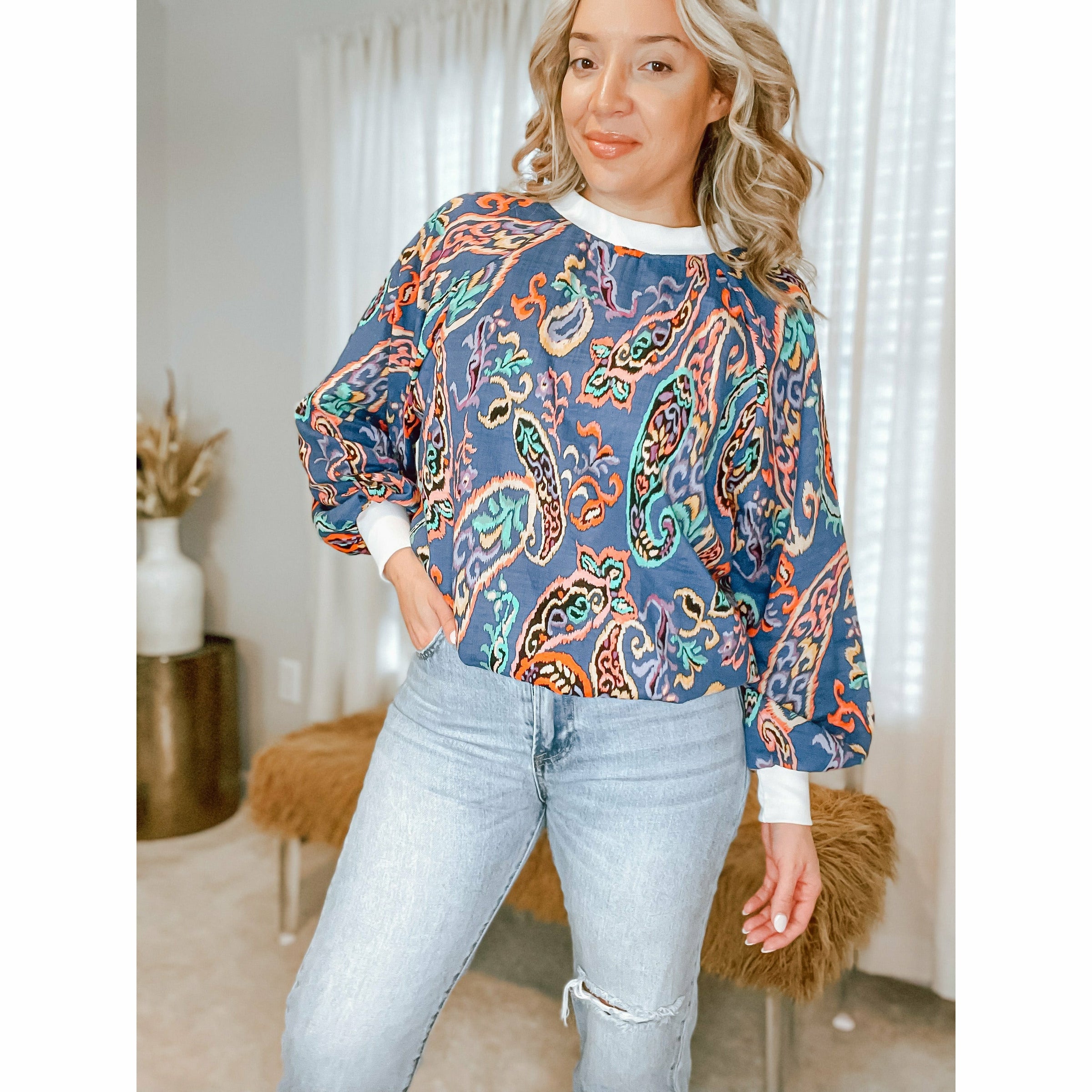 Barron Paisley Top - The Hive by Chris Jesselle