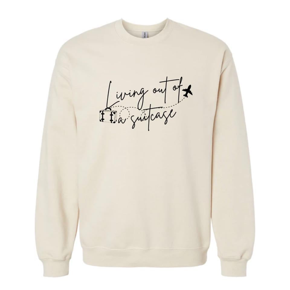 Suitcase Living Sweatshirt (Pre-Order) - The Hive by Chris Jesselle