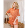 Emily Button Down Romper - The Hive by Chris Jesselle