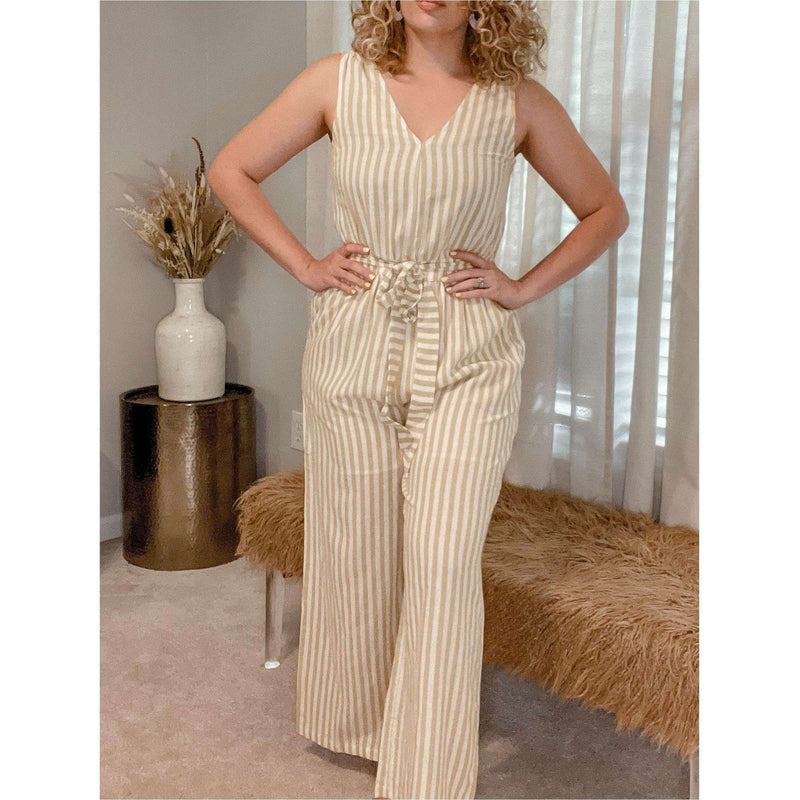 Jacey Stripe Jumpsuit - The Hive by Chris Jesselle