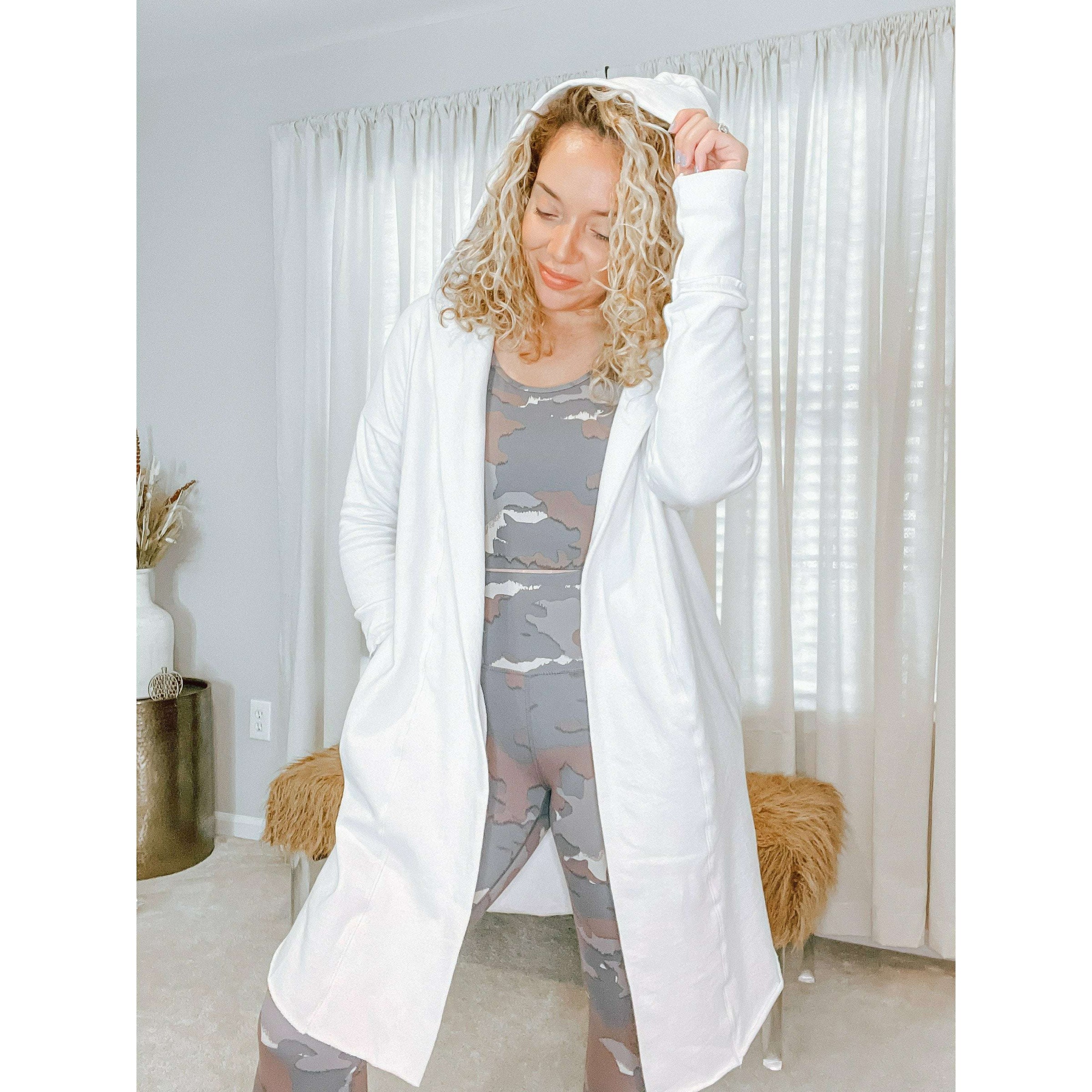 Mona Hooded Cardigan (Natural) - The Hive by Chris Jesselle
